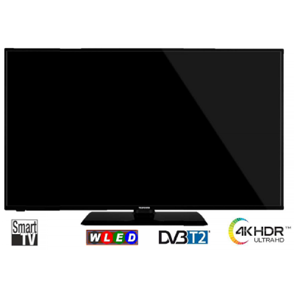 Telefunken Smart TV 50 Pollici 4K Ultra HD Televisore LED DVB-T2 HMDI