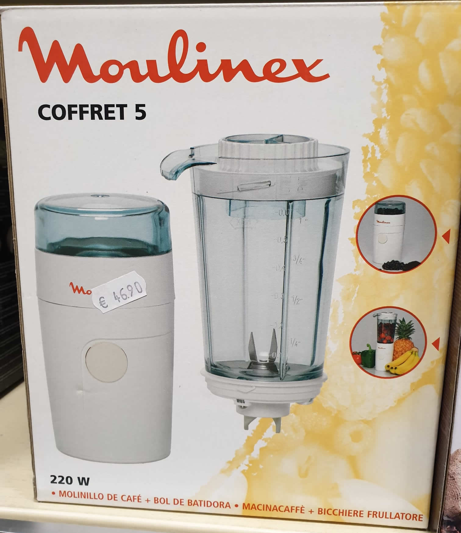Frullatore Macinacaffè Moulinex Coffret 5